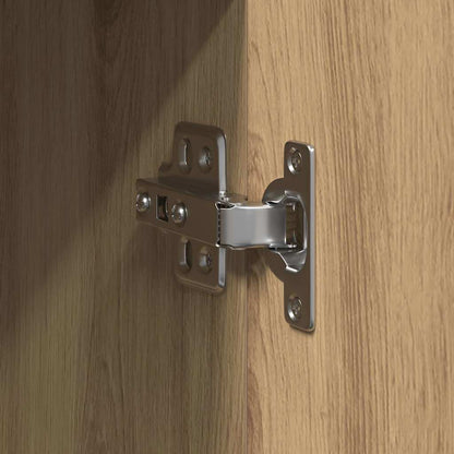 Credenza Rovere artigianale 90 x 34 x 80 cm Legno multistrato