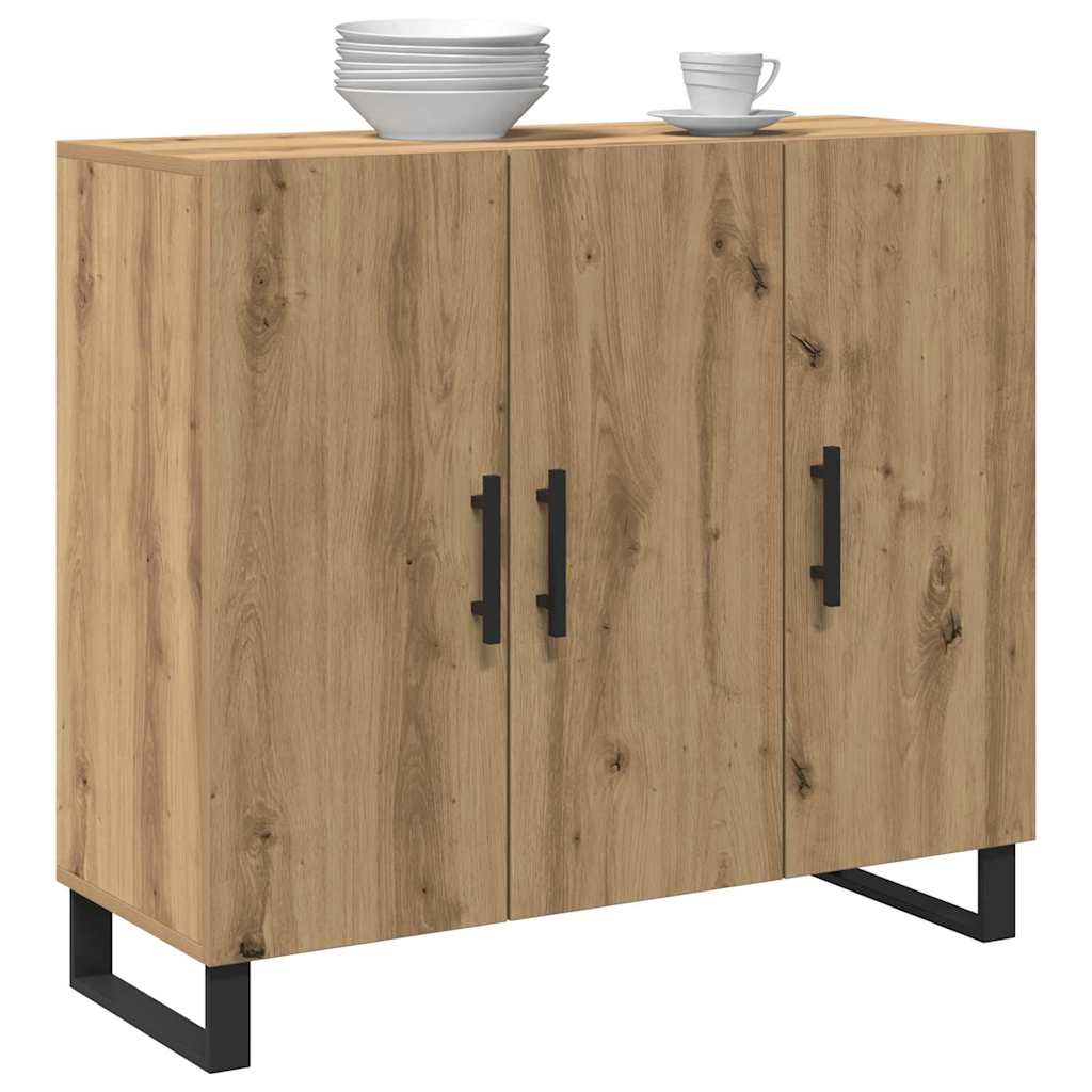 Credenza Rovere artigianale 90 x 34 x 80 cm Legno multistrato