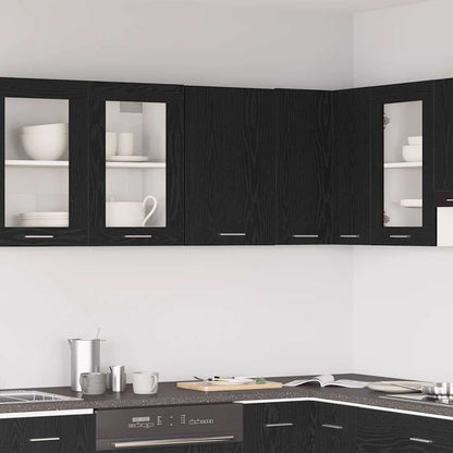 Pensile pensile Rovere Nero 40x31x60 cm in Legno Multistrato | homemem39