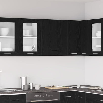 Armadio pensile Rovere Nero 50 x 31 x 60 cm Legno multistrato