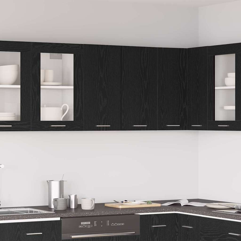 Armadio pensile Lyon Rovere Nero 60 x 31 x 60 cm