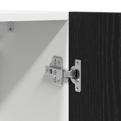 Armadio pensile Lyon 2 pcs Rovere Nero 50 x 31 x 60 cm | homemem39