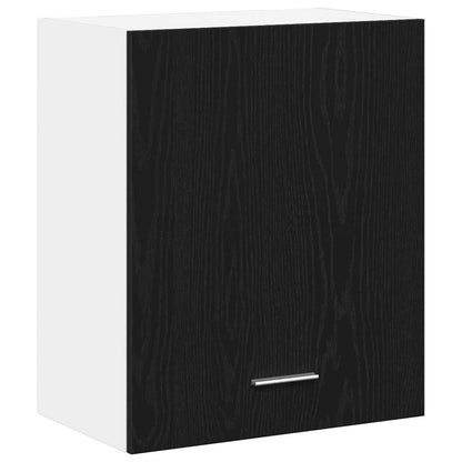 Armadi appesi con porta 2 pcs Rovere nero 100 x 31 x 60 cm - homemem39