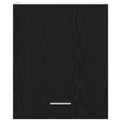 Armadi appesi con porta 2 pcs Rovere nero 100 x 31 x 60 cm - homemem39