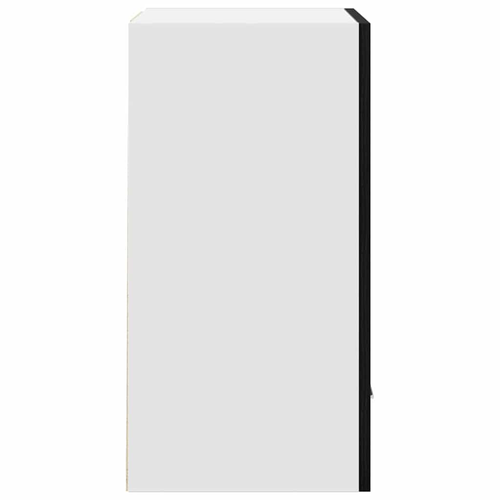 Armadio pensile Lyon 2 pcs Rovere Nero 50 x 31 x 60 cm