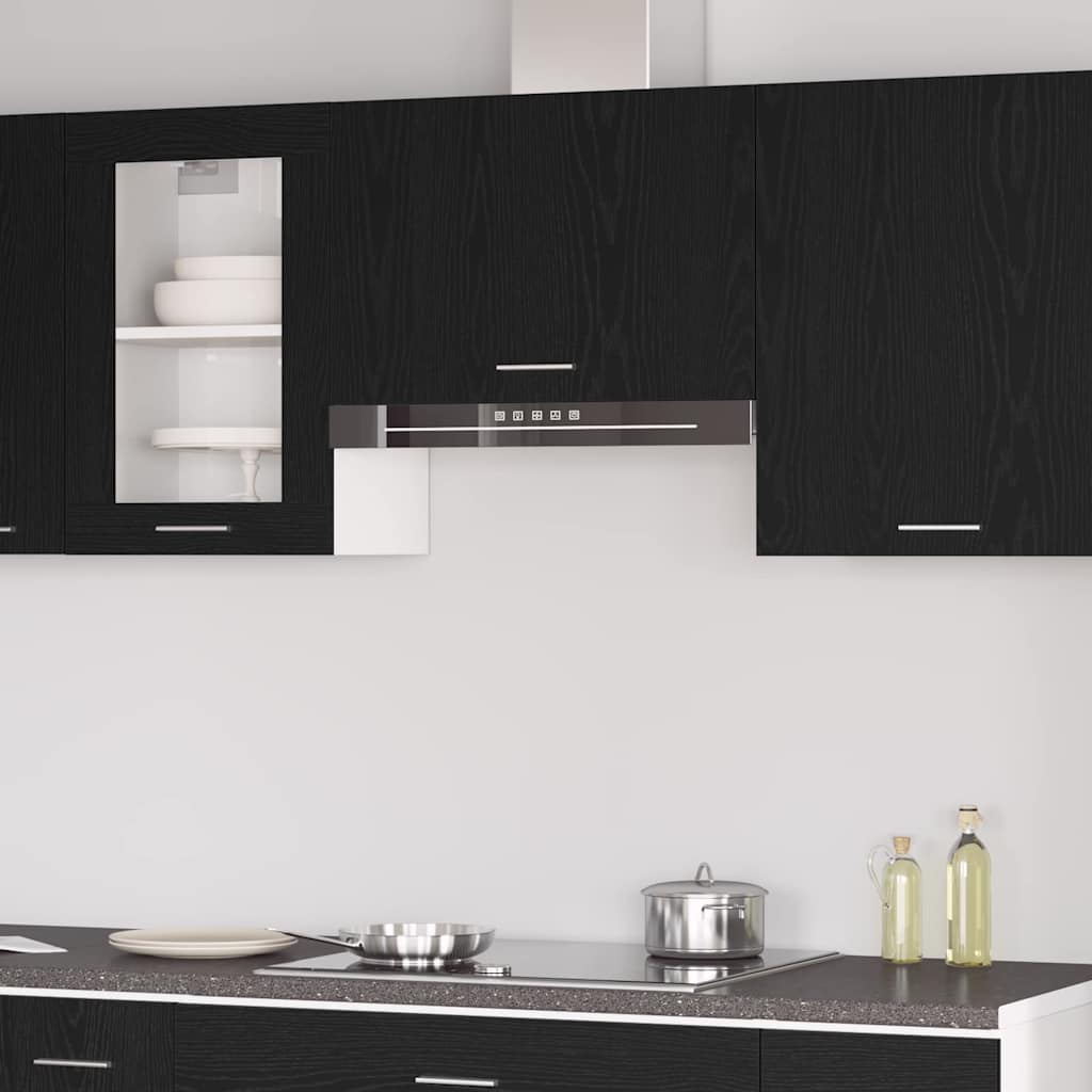 Armadio pensile Lyon Rovere Nero 60 x 31 x 40 cm