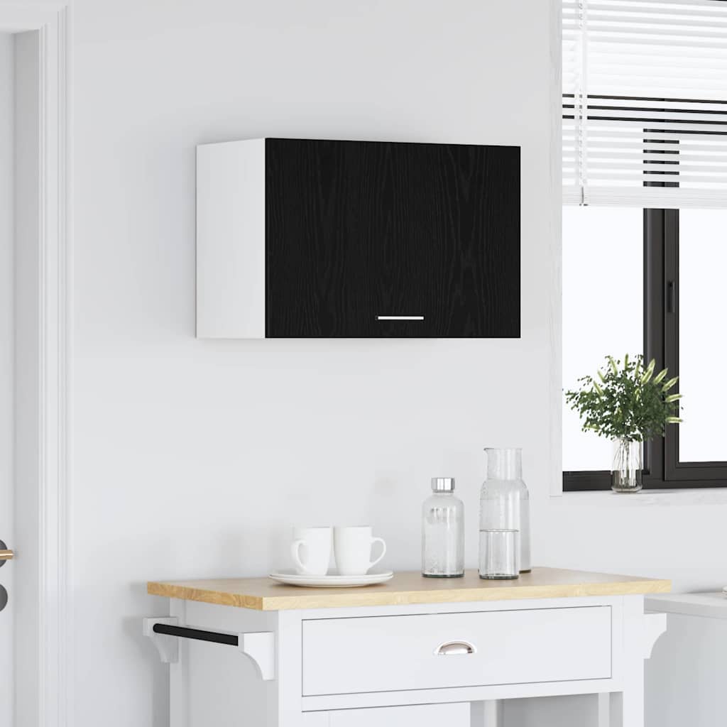Armadio pensile Rovere nero 60 x 31 x 60 cm Legno multistrato - homemem39