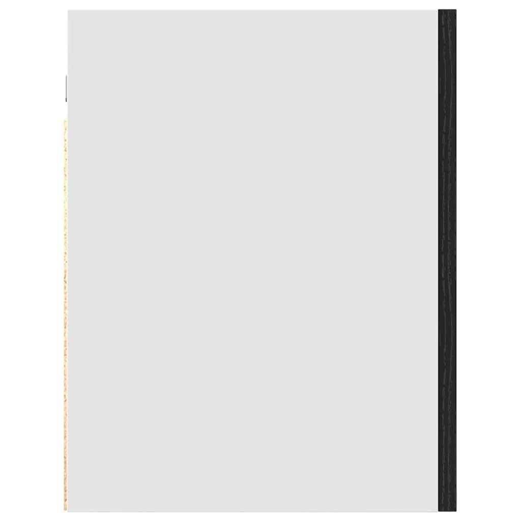 Armadio pensile Rovere nero 60 x 31 x 60 cm Legno multistrato - homemem39