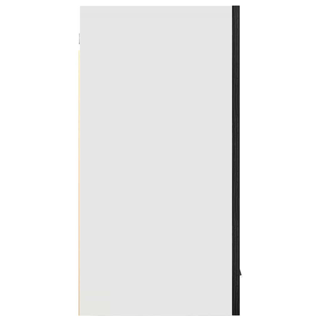 Armadio pensile Lyon Rovere Nero 80 x 31 x 60 cm