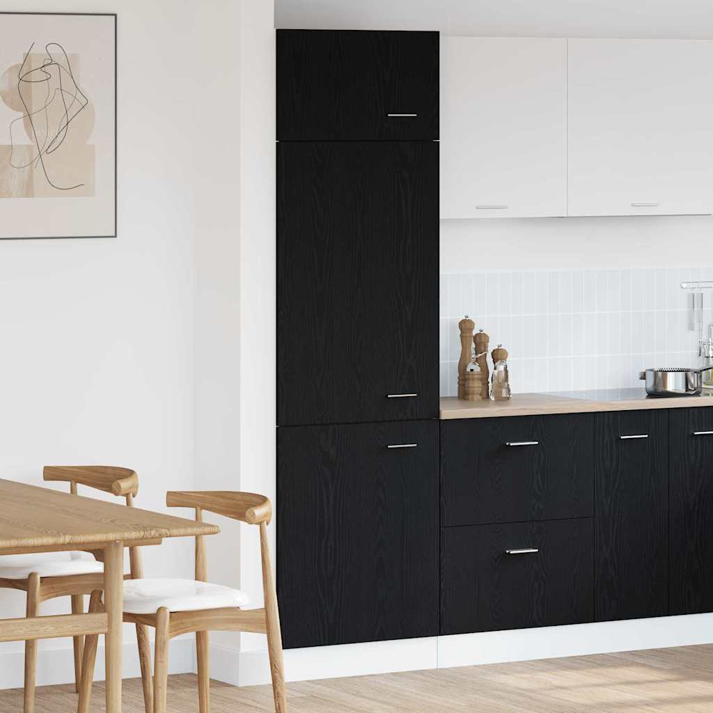 Armadio pensile Lyon Rovere Nero 60 x 31 x 207 cm