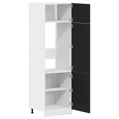 Armadio pensile Lyon Rovere Nero 60 x 31 x 207 cm