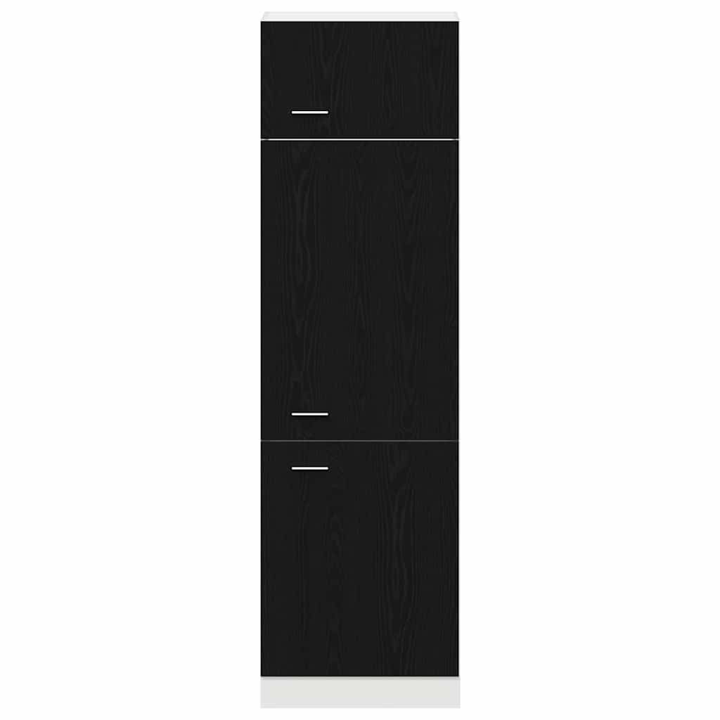 Armadio pensile Lyon Rovere Nero 60 x 31 x 207 cm