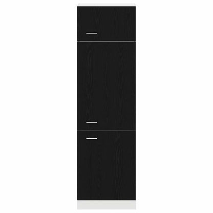 Armadio pensile Lyon Rovere Nero 60 x 31 x 207 cm
