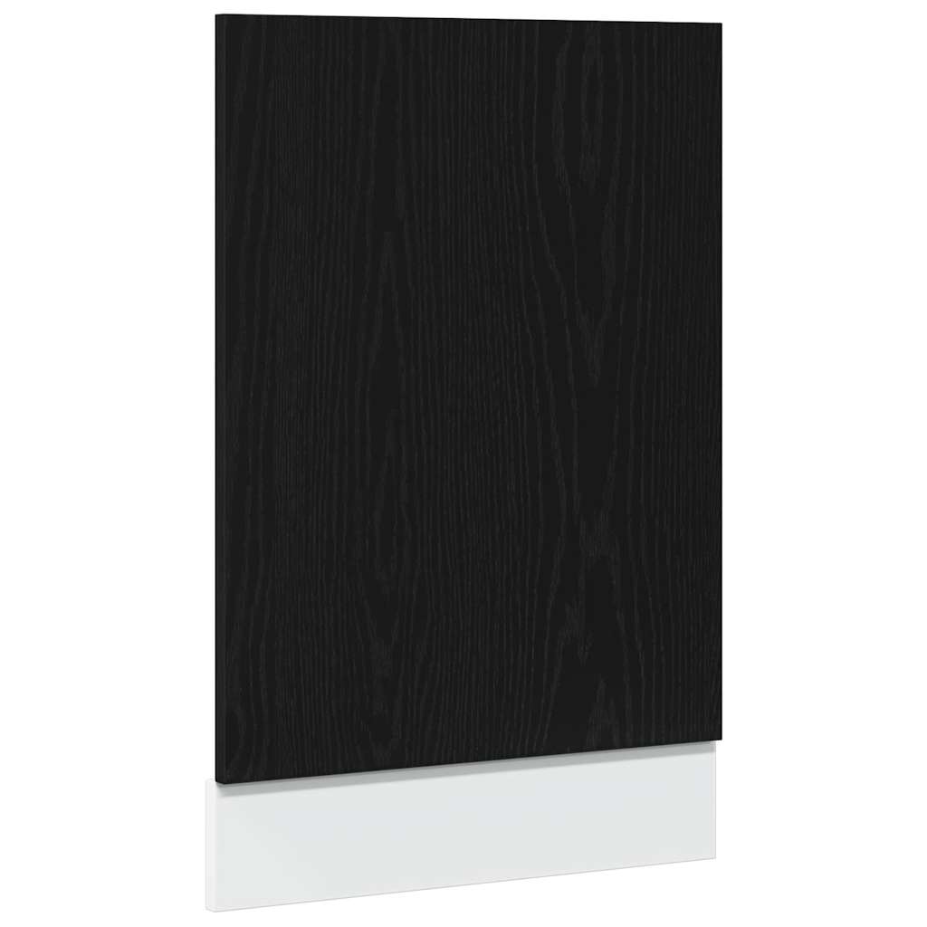 Pannello Lavastoviglie “Lyon” Rovere Nero 45x1,5x67 cm - homemem39