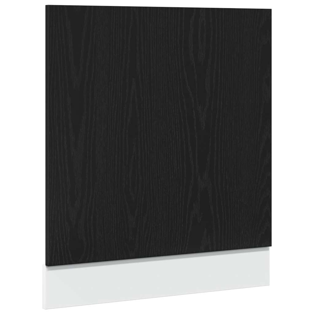 Pannello Lavastoviglie “Lyon” Rovere Nero 60x1,5x67 cm - homemem39