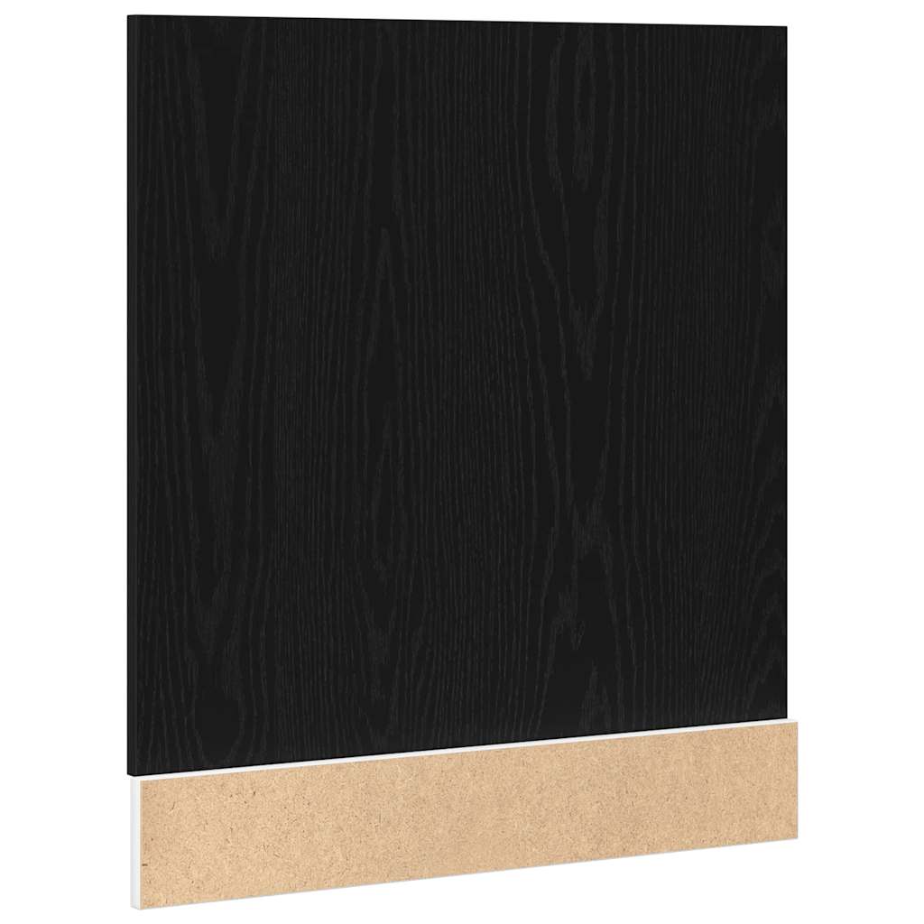 Pannello Lavastoviglie “Lyon” Rovere Nero 60x1,5x67 cm | homemem39