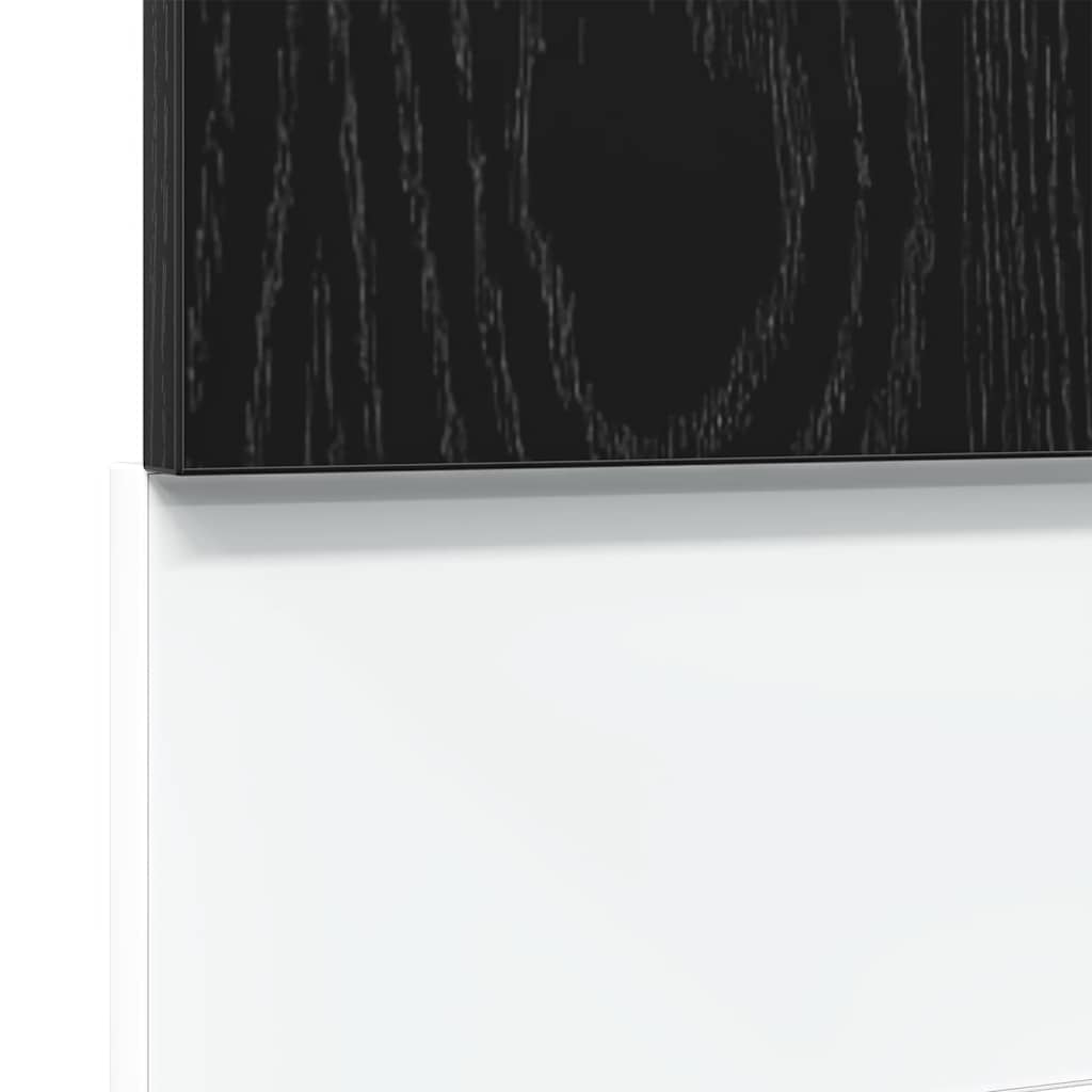 Pannello Lavastoviglie “Lyon” Rovere Nero 60x1,5x67 cm | homemem39