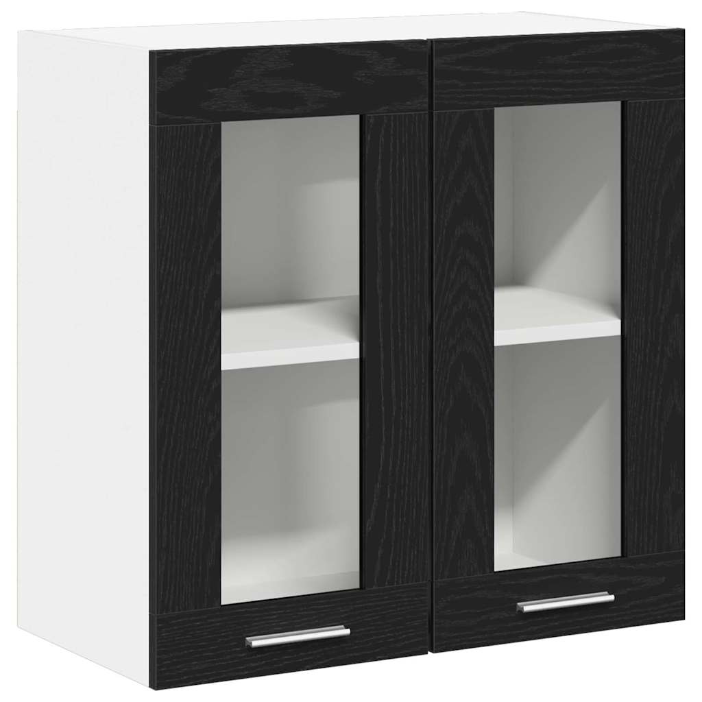 Armadio pensile Rovere Nero 60 x 31 x 60 cm Legno multistrato