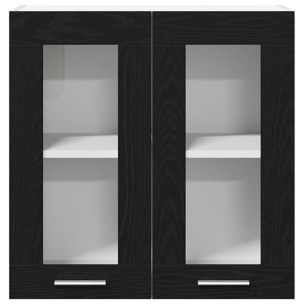 Armadio pensile Rovere Nero 60 x 31 x 60 cm Legno multistrato