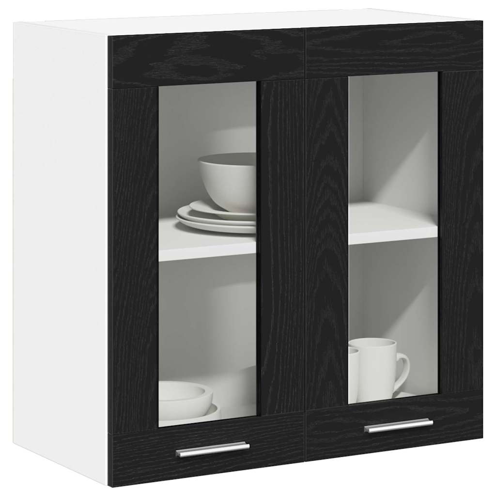 Armadio pensile Rovere Nero 60 x 31 x 60 cm Legno multistrato