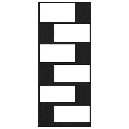 Set mobile TV Nero 80 x 24 x 186 cm Legno multistrato