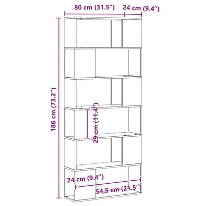 Set mobile TV Nero 80 x 24 x 186 cm Legno multistrato