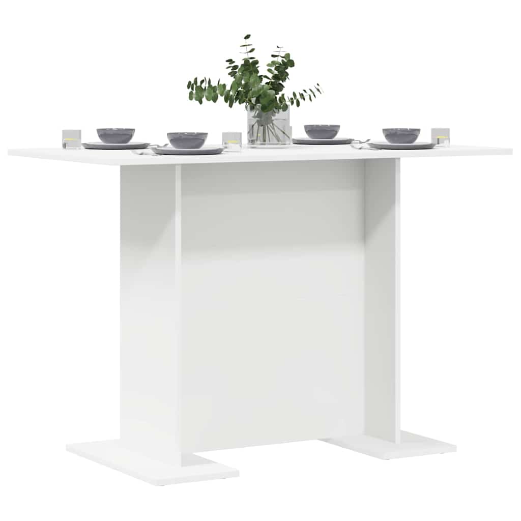 Tavolo da pranzo Bianco 110 x 60 x 75 cm Legno multistrato | homemem39