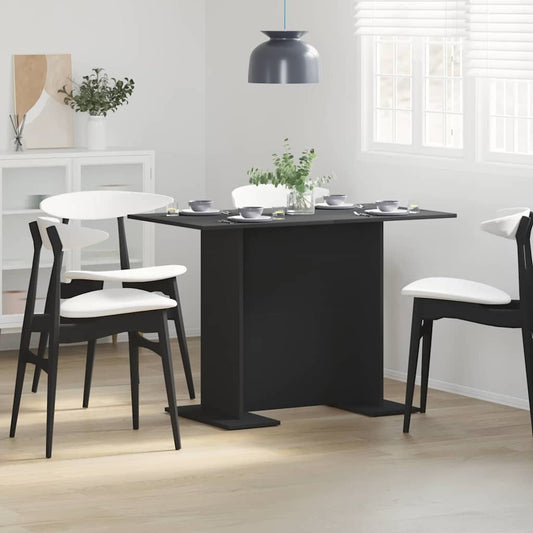 Tavolo da pranzo Nero 110 x 60 x 75 cm Legno multistrato | homemem39