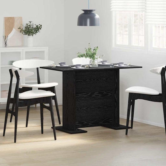 Tavolo da pranzo Rovere nero 110 x 60 x 75 cm Legno multistrato | homemem39