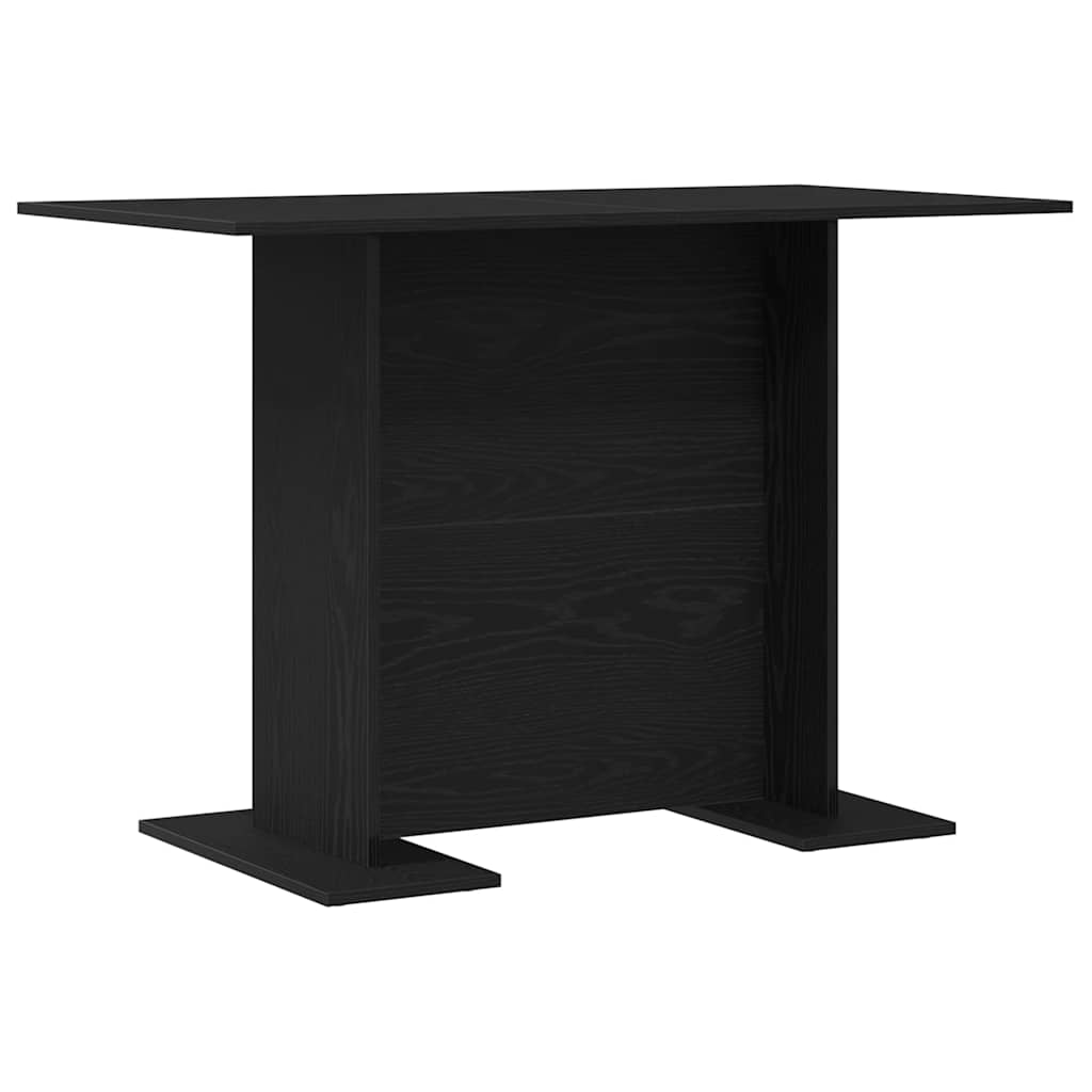 Tavolo da pranzo Rovere nero 110 x 60 x 75 cm Legno multistrato | homemem39