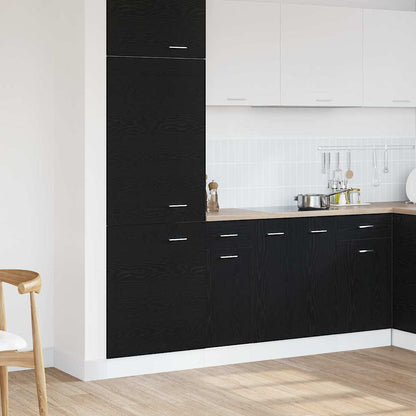 Armadio pensile Rovere Nero 30 x 46 x 81,5 cm Legno multistrato