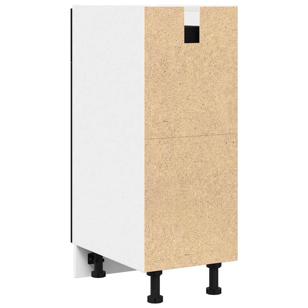 Armadietto inferiore con cassetto Rovere nero 30 x 46 x 81.5 cm - homemem39