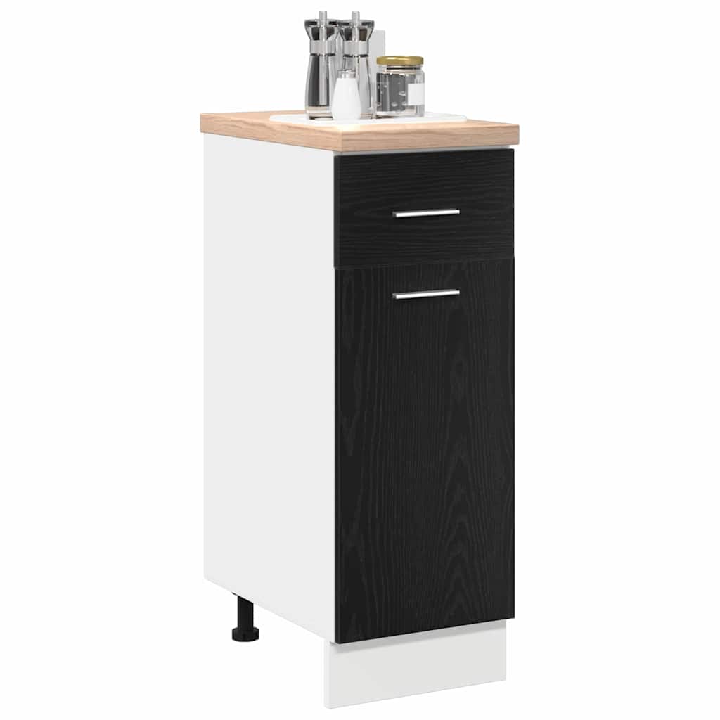 Armadio pensile Rovere Nero 30 x 46 x 81,5 cm Legno multistrato