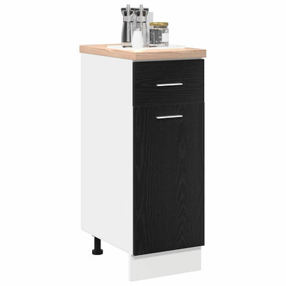 Armadio pensile Rovere Nero 30 x 46 x 81,5 cm Legno multistrato