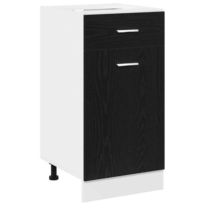 Armadio pensile Rovere Nero 40 x 46 x 81,5 cm Legno multistrato