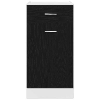 Armadietto inferiore con cassetto Rovere nero 40 x 46 x 81.5 cm - homemem39