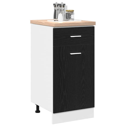 Armadio pensile Rovere Nero 40 x 46 x 81,5 cm Legno multistrato