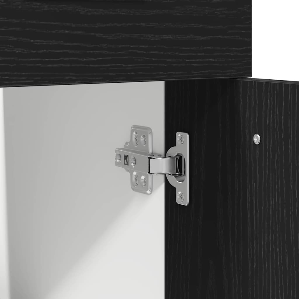 Armadio pensile Rovere Nero 50 x 46 x 81,5 cm Legno multistrato