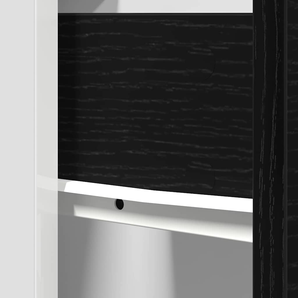 Mobile con Cassetti con cassetto Rovere nero 50 x 46 x 81.5 cm - homemem39