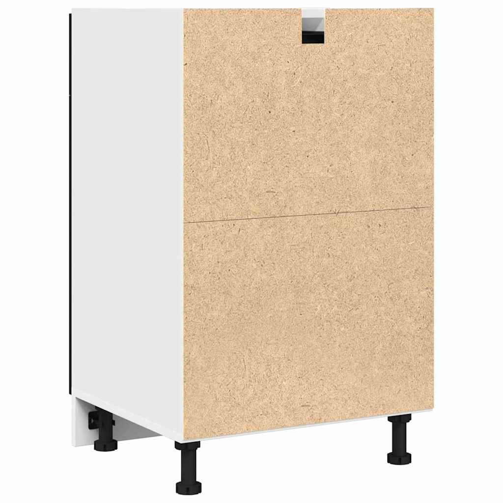 Mobile con Cassetti con cassetto Rovere nero 50 x 46 x 81.5 cm - homemem39