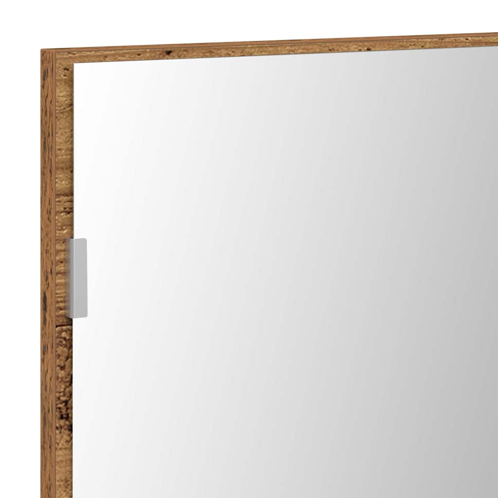Specchio Legno vecchio 80 x 37 cm Vetro e Legno Ingegnerizzato | homemem39