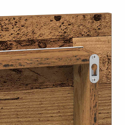 Specchio Legno vecchio 80 x 37 cm Vetro e Legno Ingegnerizzato | homemem39