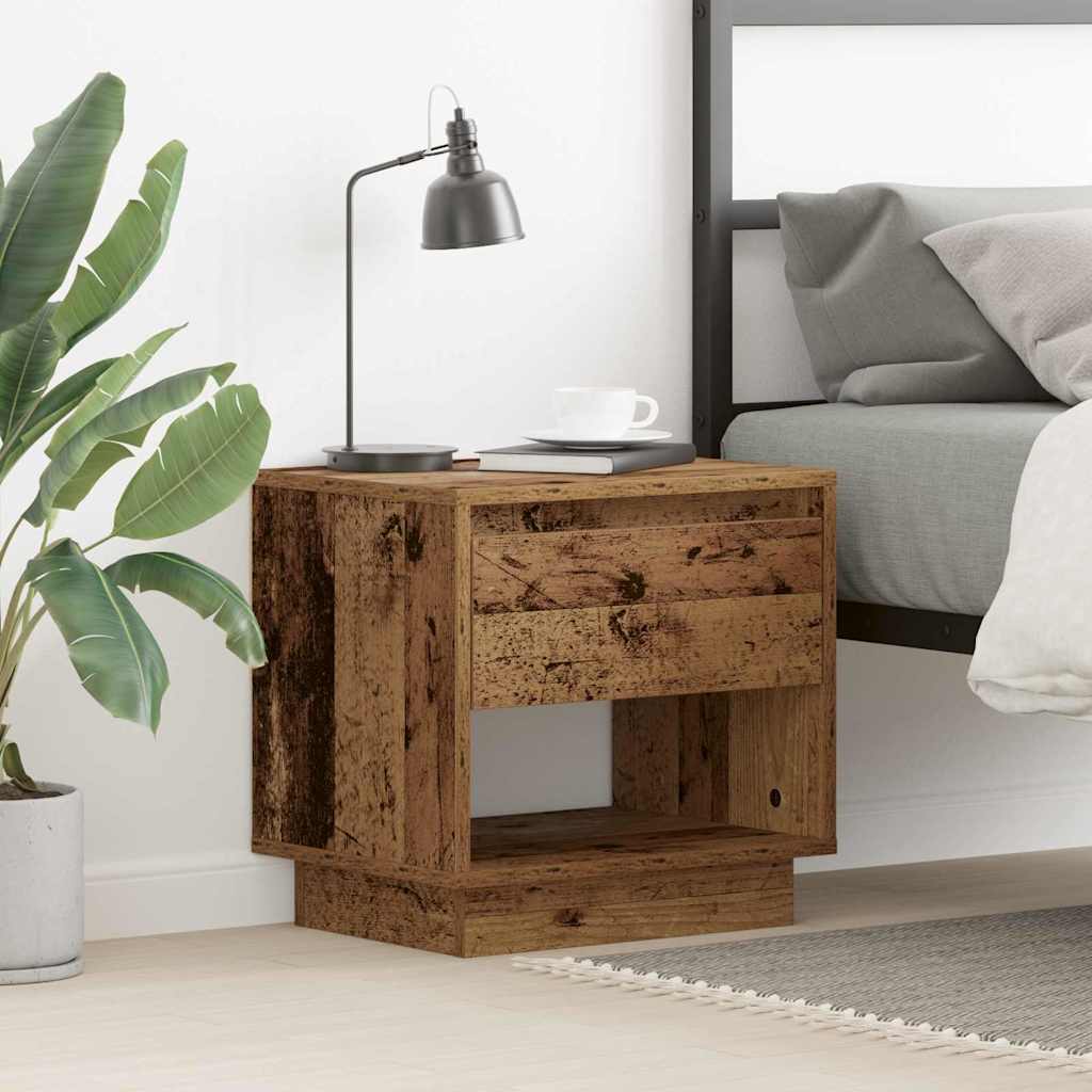 Comodino Legno vecchio 45 x 34 x 44 cm Legno multistrato