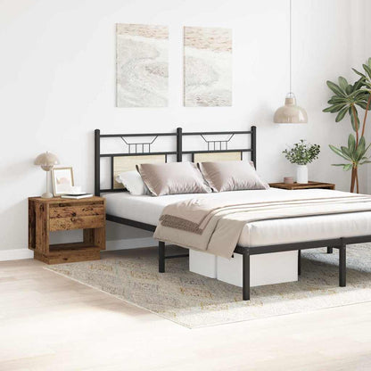 Comodino 2 pcs Legno vecchio 45 x 34 x 44 cm Legno multistrato | homemem39