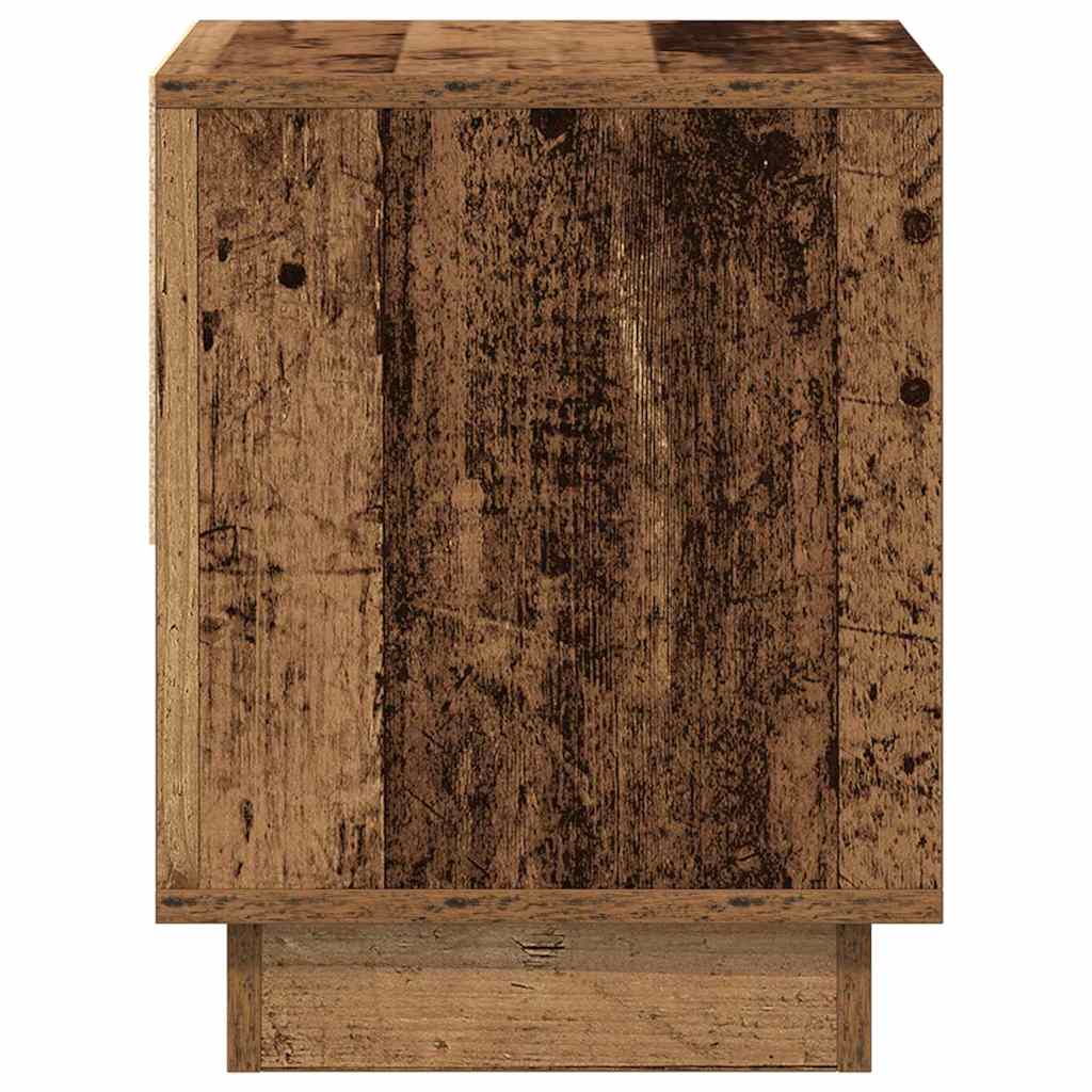 Comodino 2 pcs Legno vecchio 45 x 34 x 44 cm Legno multistrato | homemem39