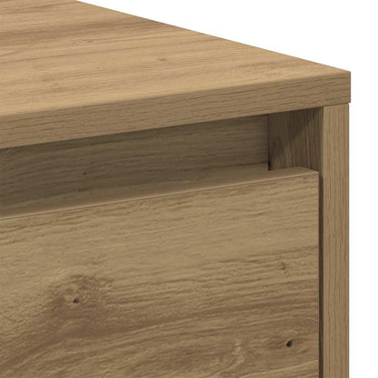 Comodino con cassetto 2 pcs Rovere artigianale 45 x 34 x 44 cm | homemem39