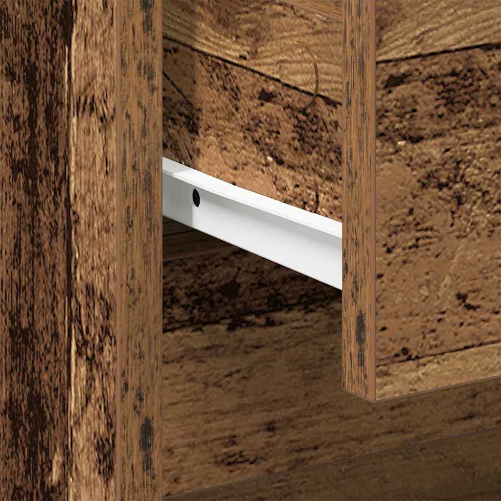 Armadio da Notte con cassetto Legno vecchio 45 x 34 x 44,5 cm | homemem39