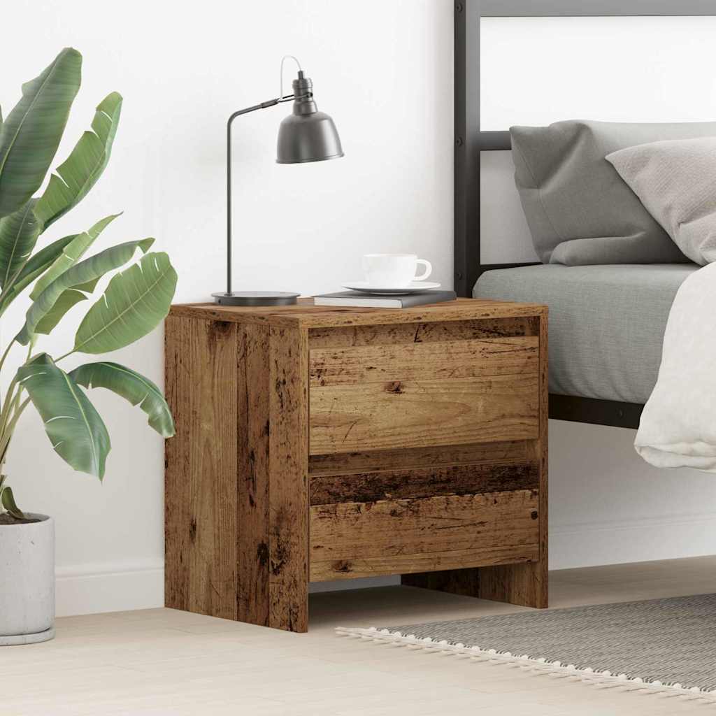 Armadio da Notte con cassetto Legno vecchio 45 x 34 x 44,5 cm | homemem39