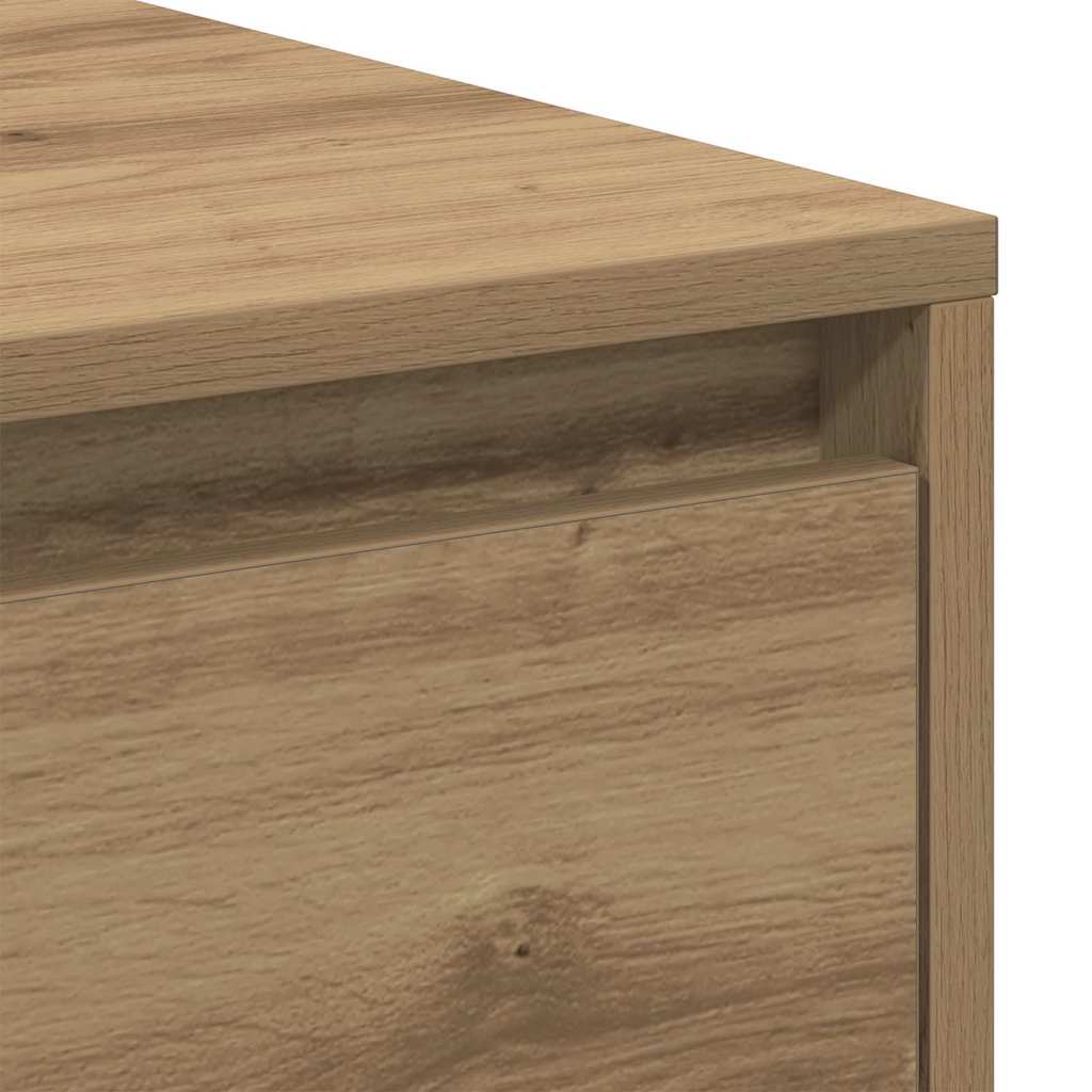Armadio da Notte 2 pcs Rovere artigianale 45 x 34 x 44,5 cm | homemem39