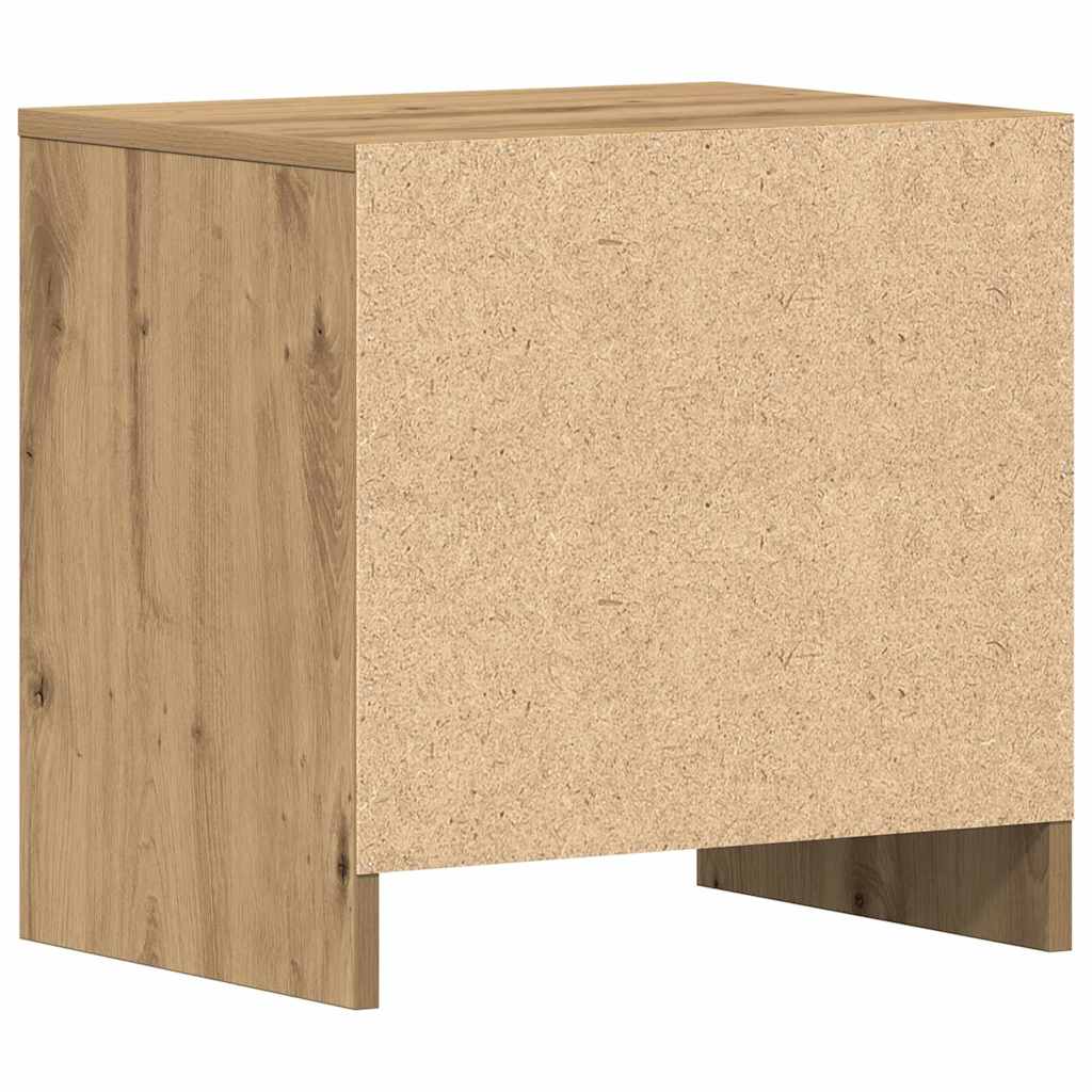 Armadio da Notte 2 pcs Rovere artigianale 45 x 34 x 44,5 cm | homemem39
